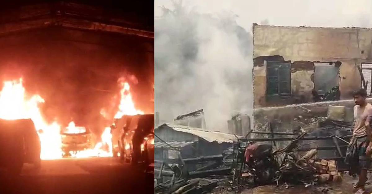 Nandakumar oil godown fire