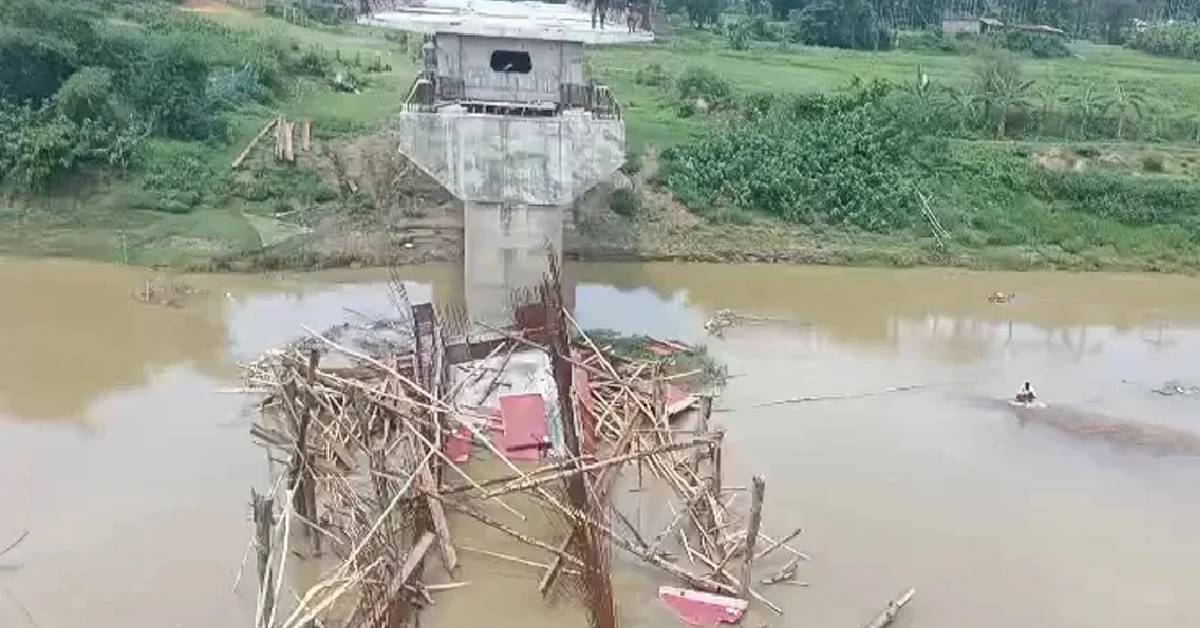 Tripura Bridge collapsed