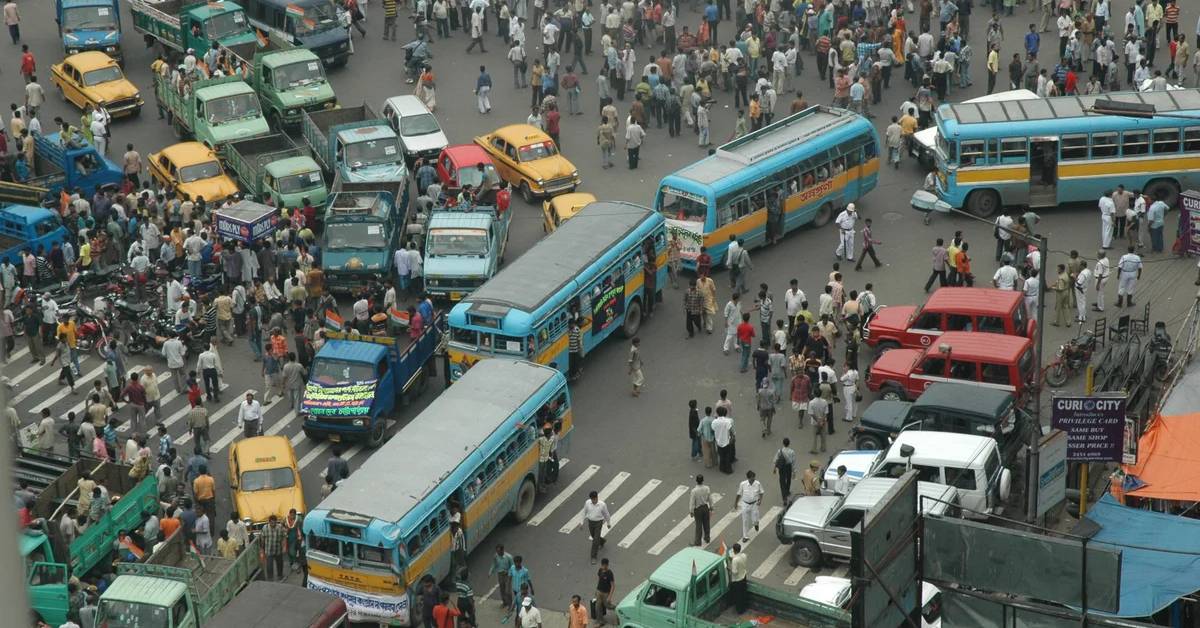 kolkata traffic